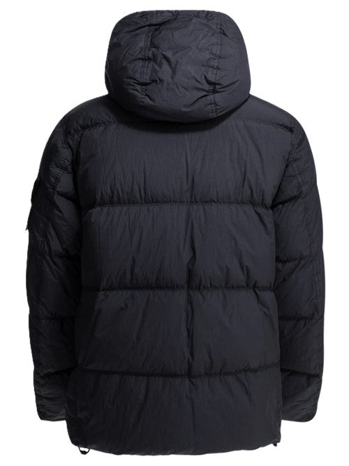 Piumino con cappuccio navy Stone Island | L2S15 4100037 S0A23V0020 NAVY BLUE